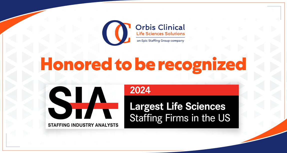 Orbis Clinical Recognized as One of the Largest Life Sciences Staffing Firms in the US